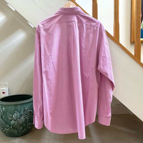 RALPH LAUREN CLASSIC FIT 100% COTTON MEN’S CHECK SHIRT, SIZE 17 34/35 - Picture 4 of 15